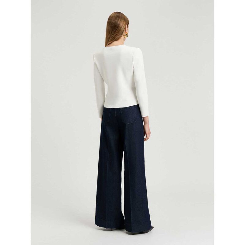 Veronika Maine Zip Front Milano Jacket image number 1